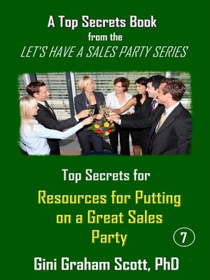 cover image of Top Secrets and Resources for Putting on a Great Sales Party